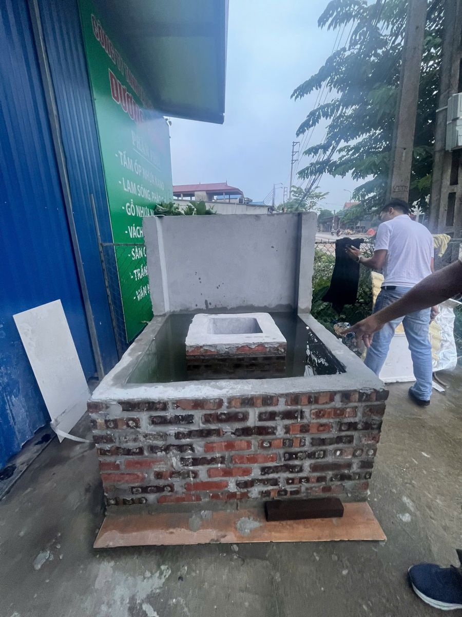 Mô hình chống thấm thuận và ngược khi sử dụng sản phẩm vữa chống thấm victory tại Thái Nguyên